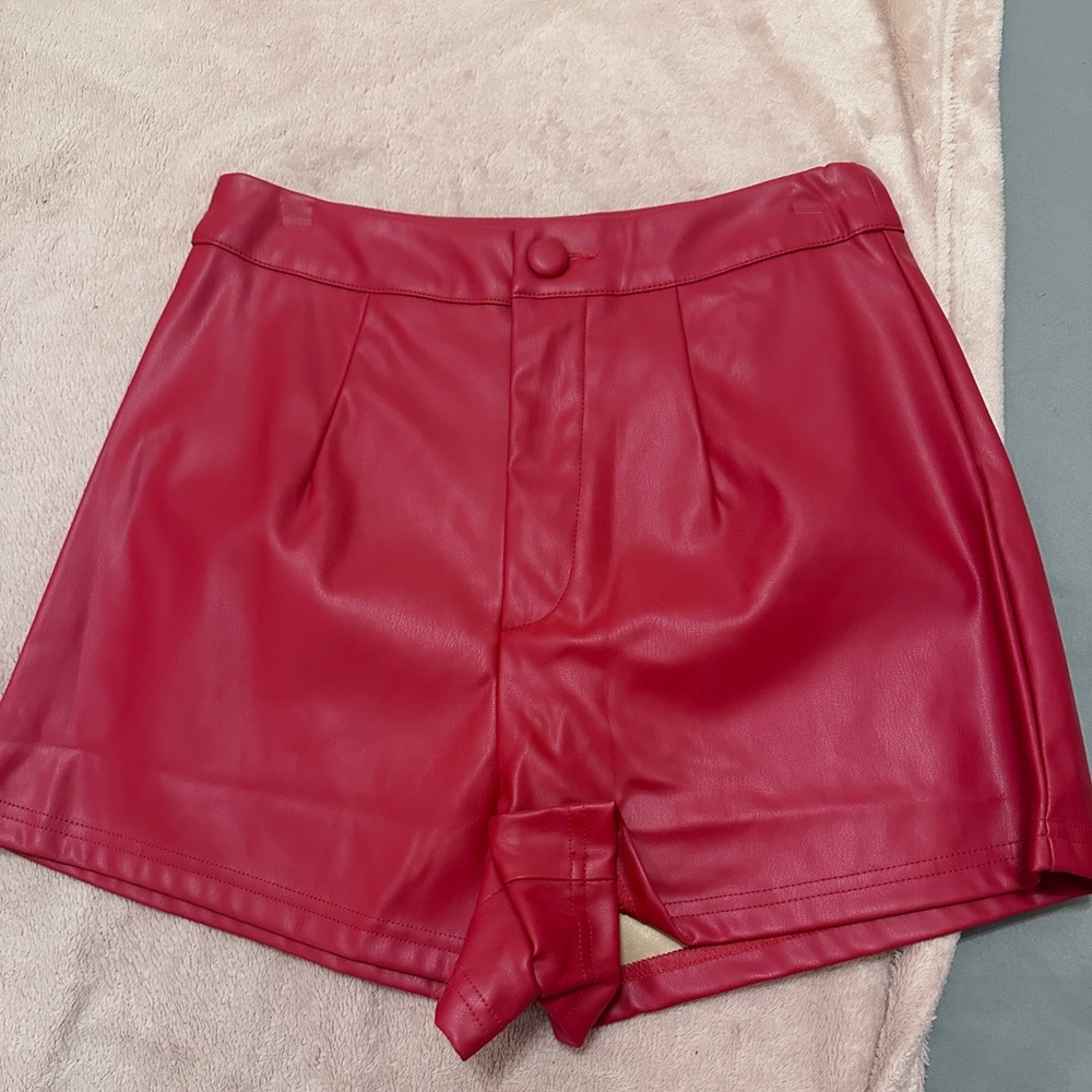 Stylish Red Women's Shorts